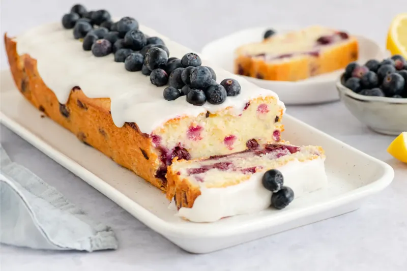 Kolač od limuna i borovnica, bez jaja