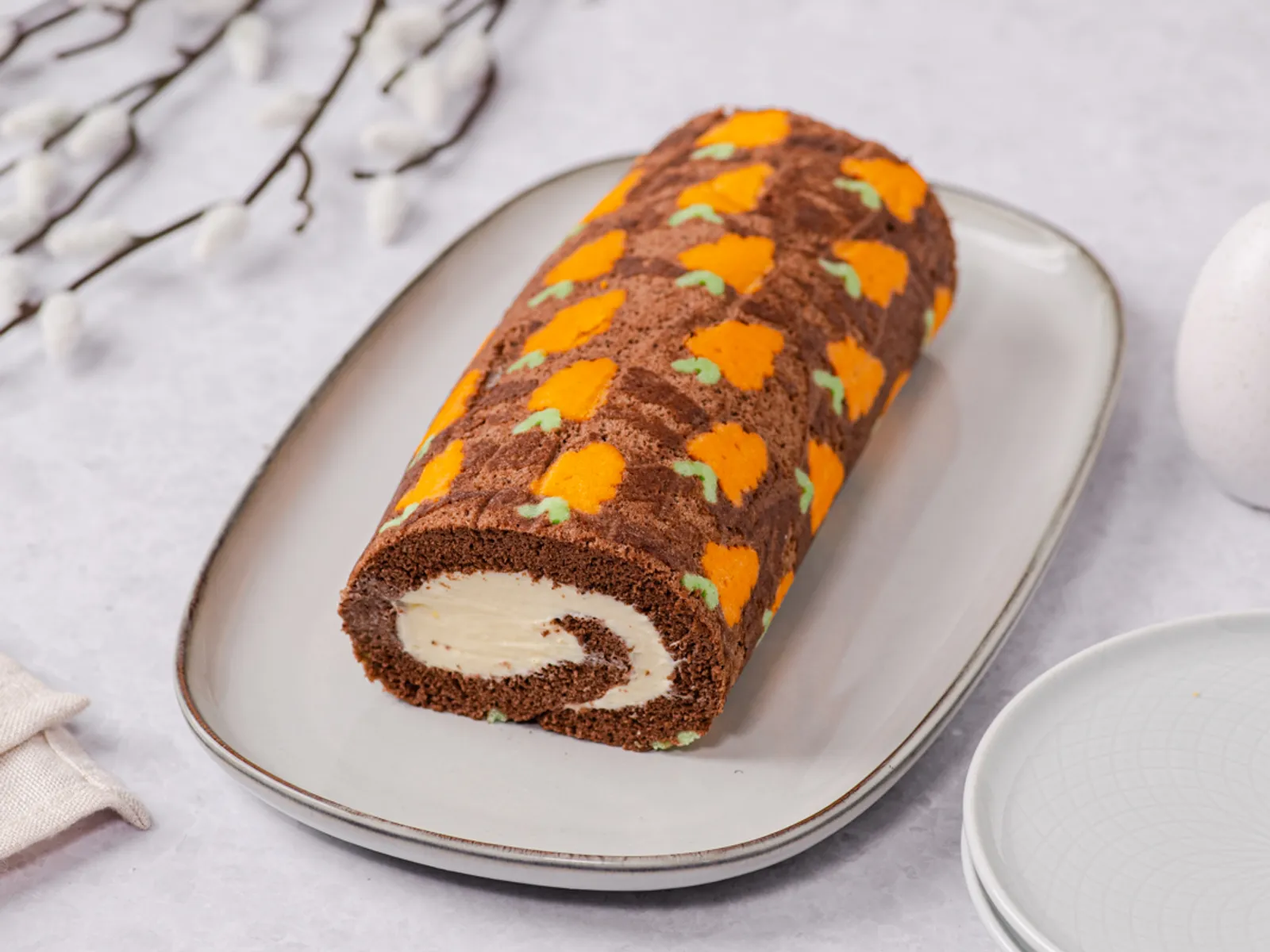 Kremasta rolada s mrkvicama